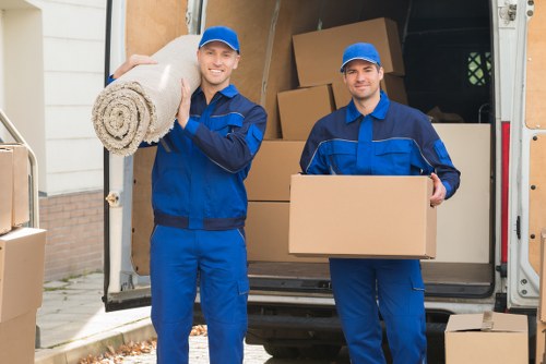 Local transfer station handling separated materials from a removal job in the Kentishtown area