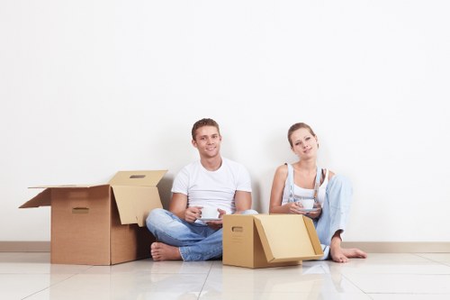 Professional home removals in a Kentish Town flat or terrace