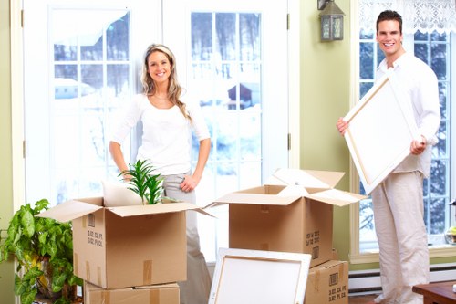 Packing and loading furniture for a Kentish Town move
